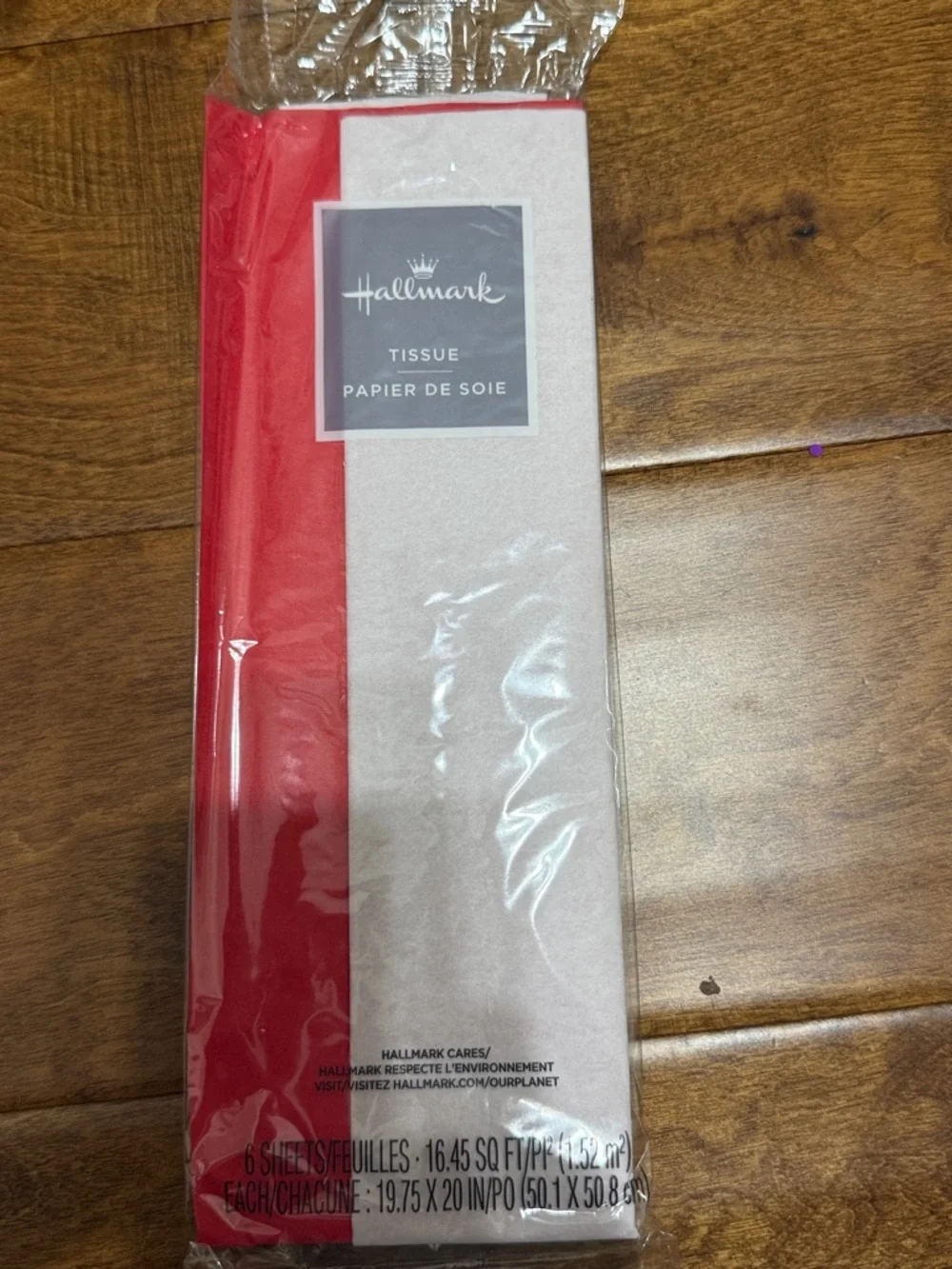 NWT Bundle of 4 Hallmark Red and White Tissue Paper Packs